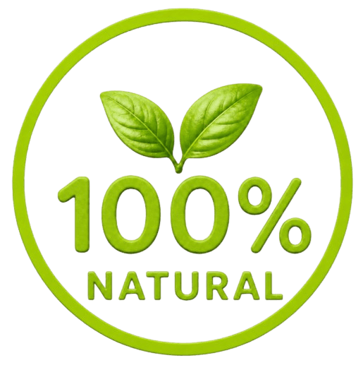 100% natural